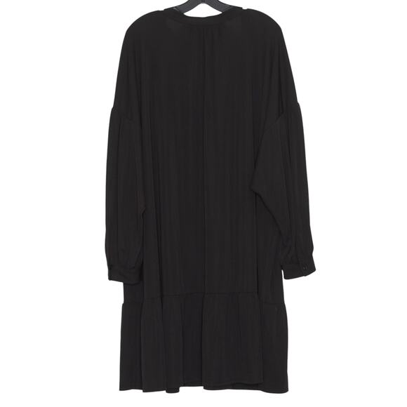 Elizabeth And James Dress Minimalist 90s Boho Monochrome Classic Black Size 3X - Picture 2 of 6